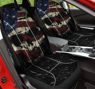 Shredded Skull Car Seat Cover - American Legend Rider