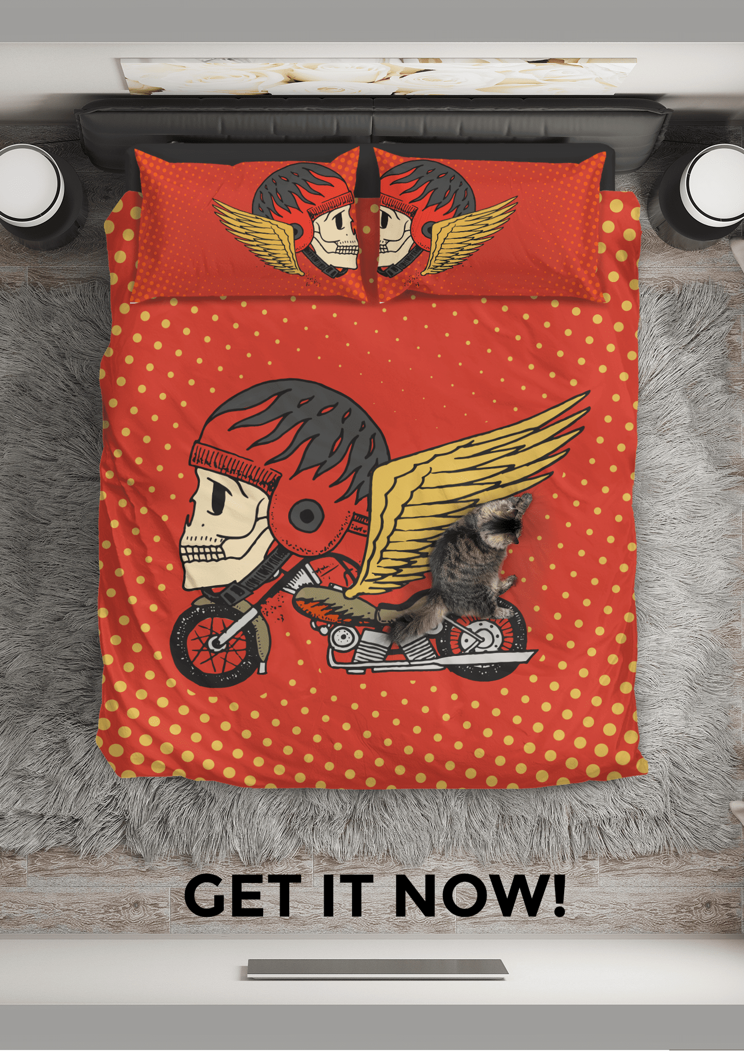 Funky Motorcycle Bedding Sets - American Legend Rider