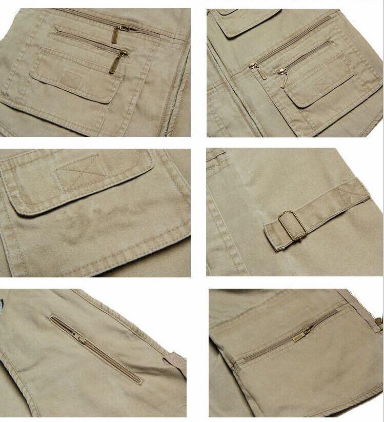 Multi-Pocket Casual Vest - American Legend Rider