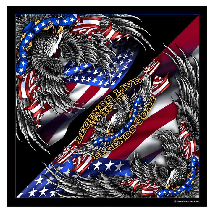 Hot Leathers Patriotic Upwing Bandana