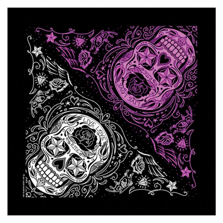 Hot Leathers Sugar Skull Bandana