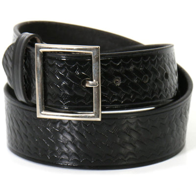 Hot Leathers Basket Weave Genuine Leather Garrison Belt With Removable Buckle - American Legend Rider