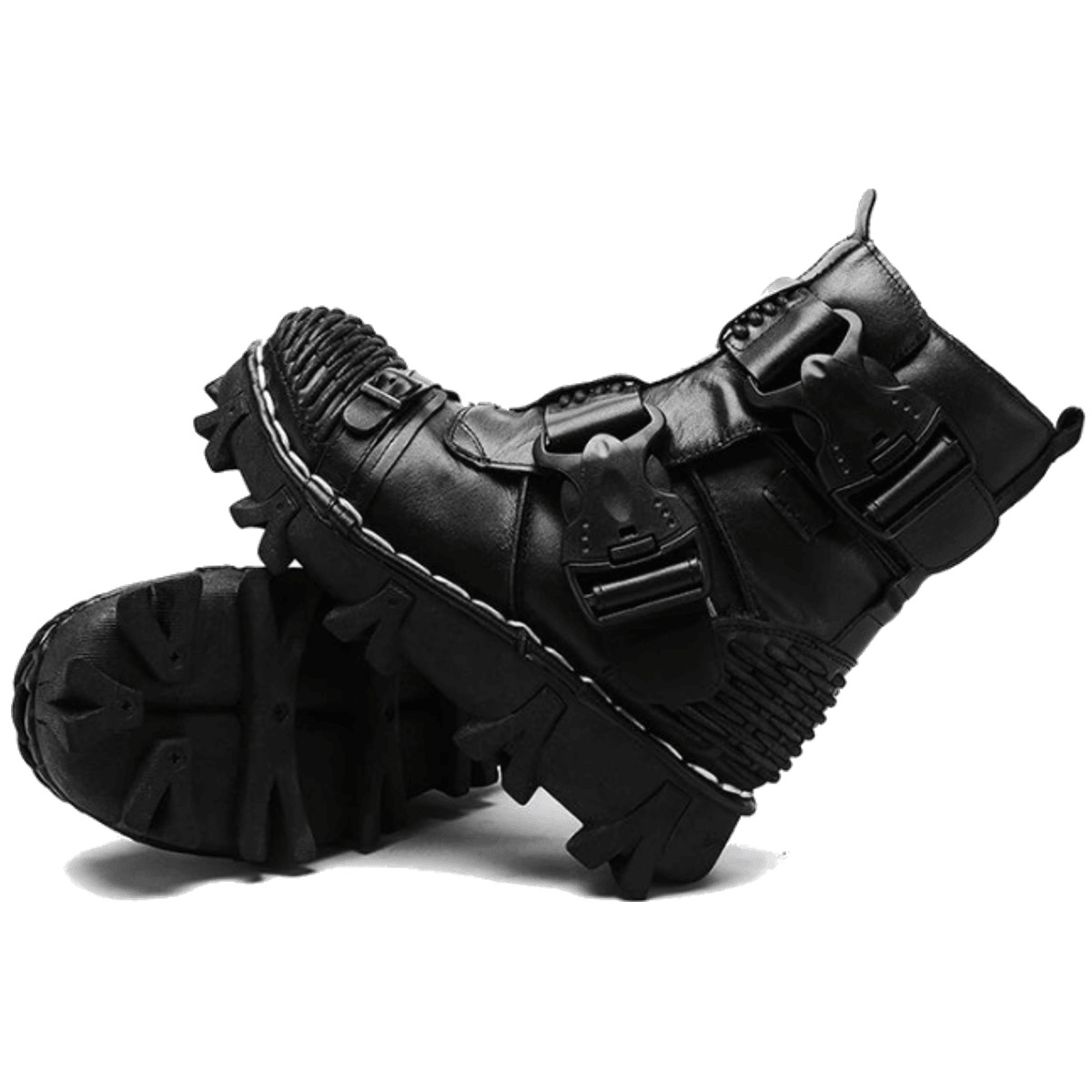 Handmade Western Cowboy Leather Boots, Black - American Legend Rider