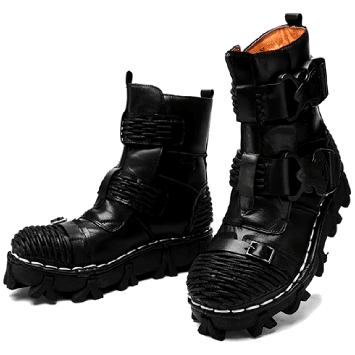 Handmade Western Cowboy Leather Boots, Black - American Legend Rider