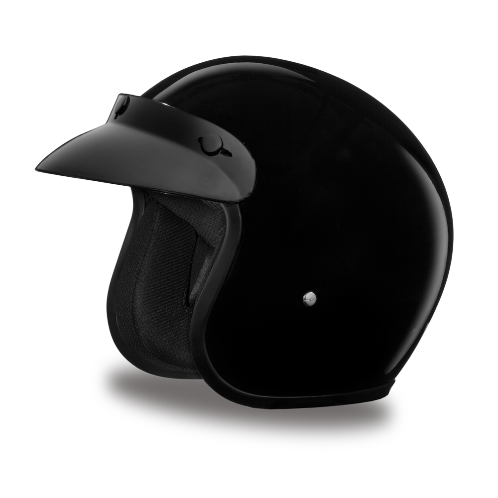 Daytona D.O.T Hi-Gloss Cruiser Black Helmet