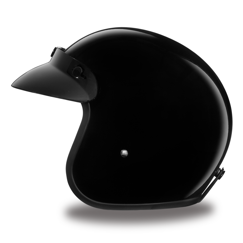 Daytona D.O.T Hi-Gloss Cruiser Black Helmet - American Legend Rider