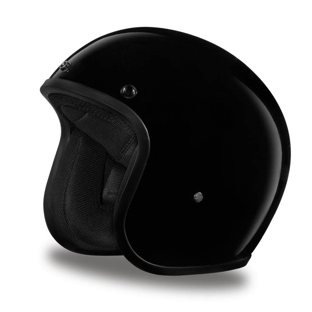 Daytona D.O.T Hi-Gloss Cruiser Black Helmet - American Legend Rider