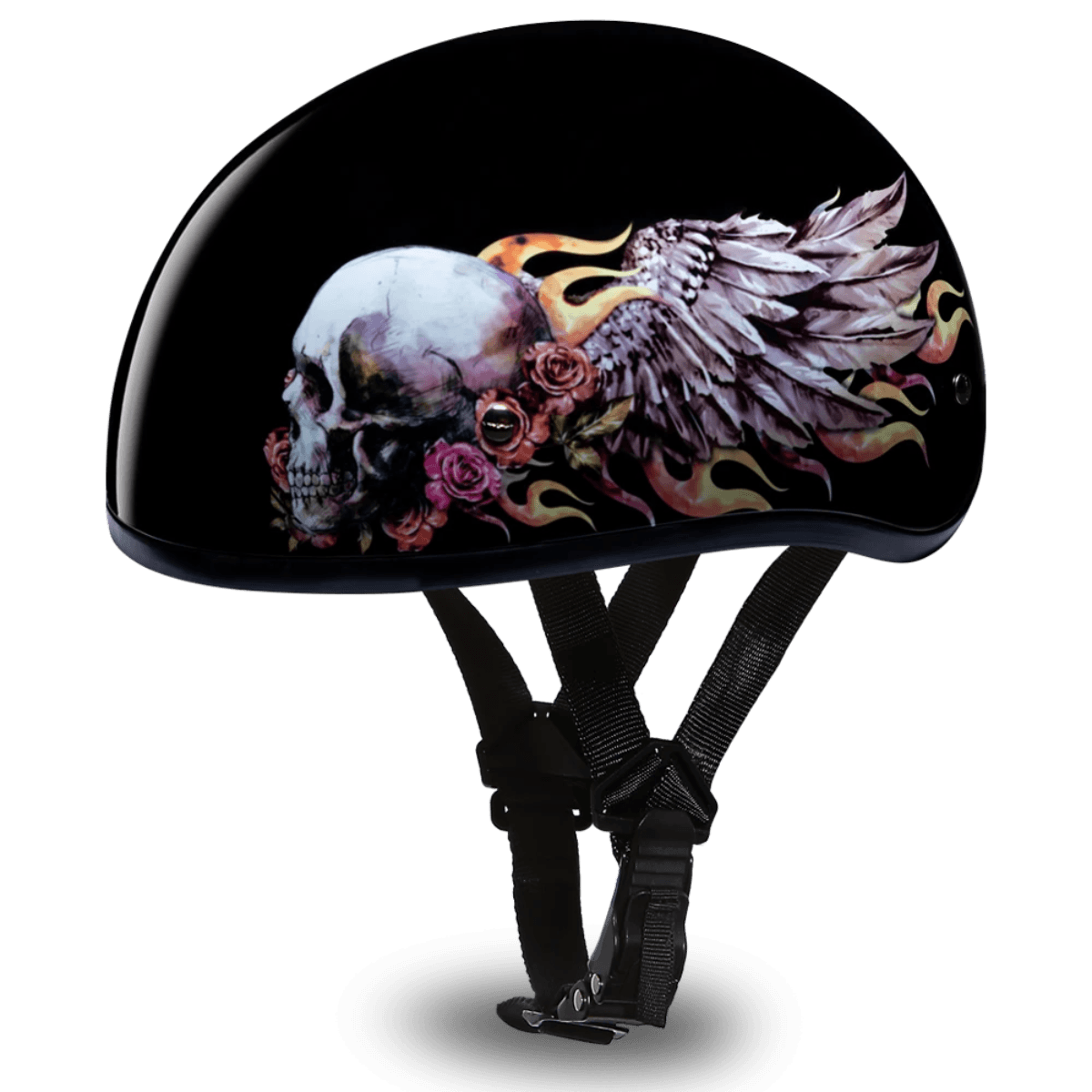 Skull Guns Cap Helmet American Legend Rider 0574