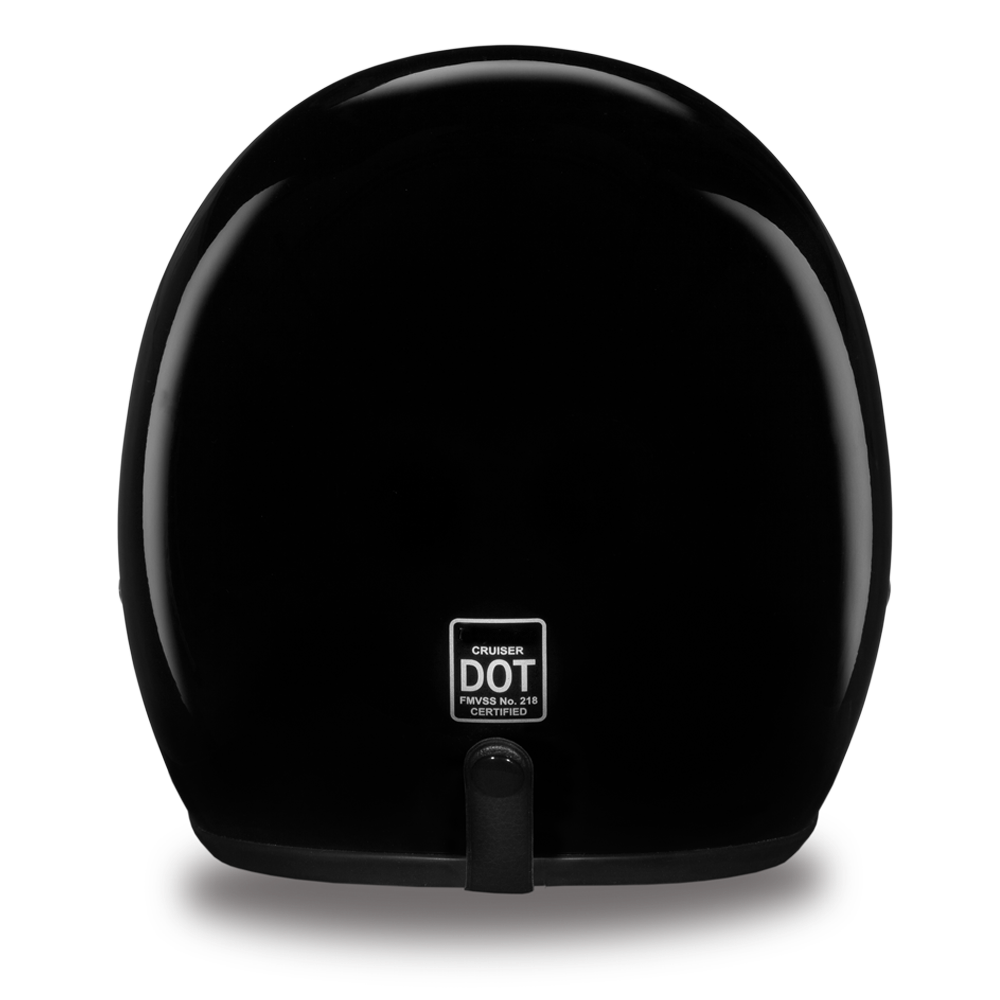 Daytona D.O.T Cruiser Hi-Gloss Black Helmet - American Legend Rider