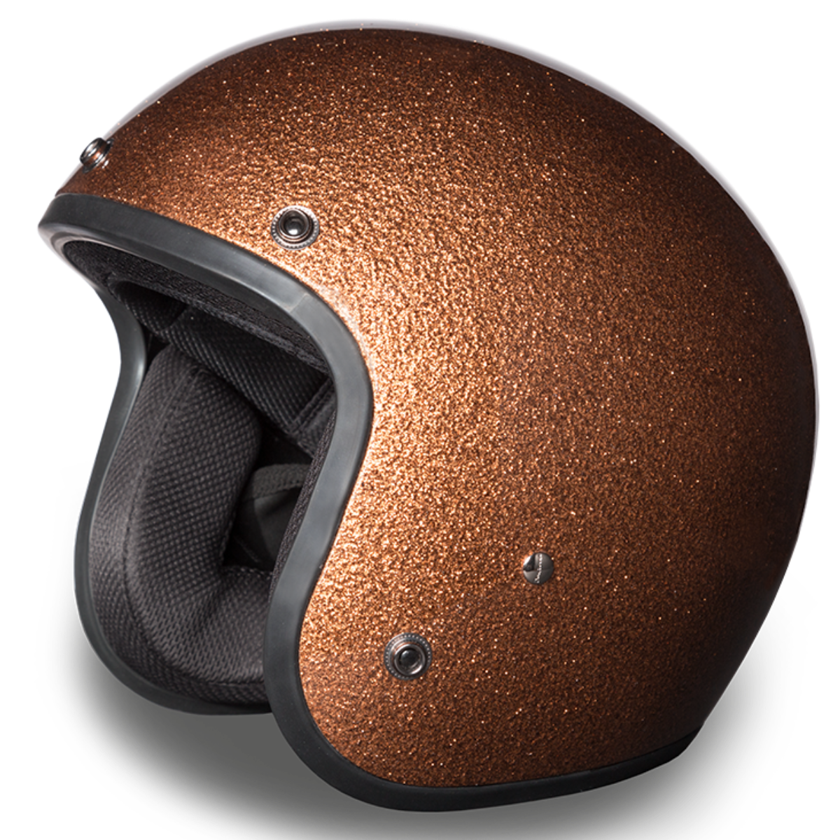 Daytona D.O.T Cruiser Motorcycle Helmet 3/4 Shell Root Beer Metal Flake - American Legend Rider