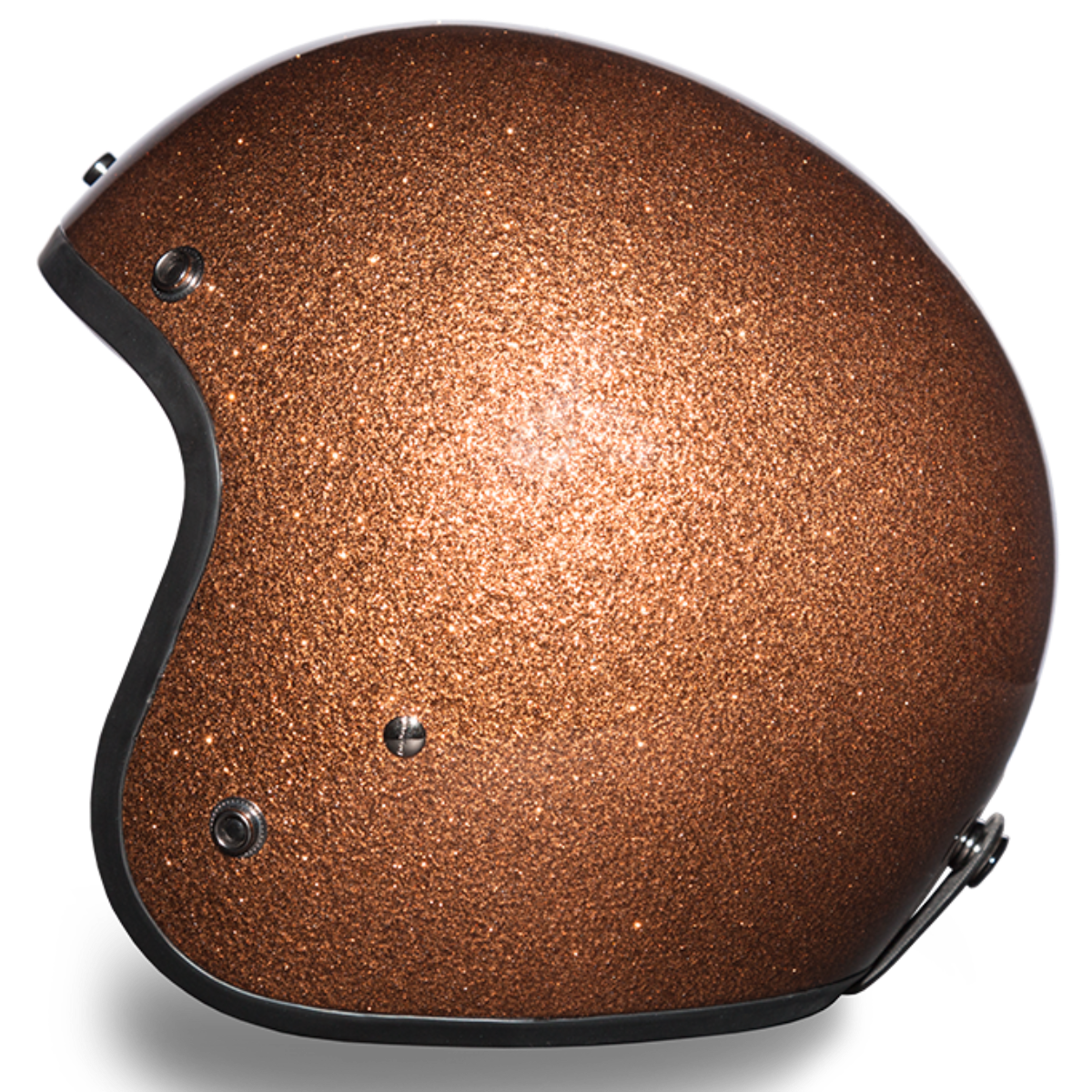 Daytona D.O.T Cruiser Motorcycle Helmet 3/4 Shell Root Beer Metal Flake - American Legend Rider