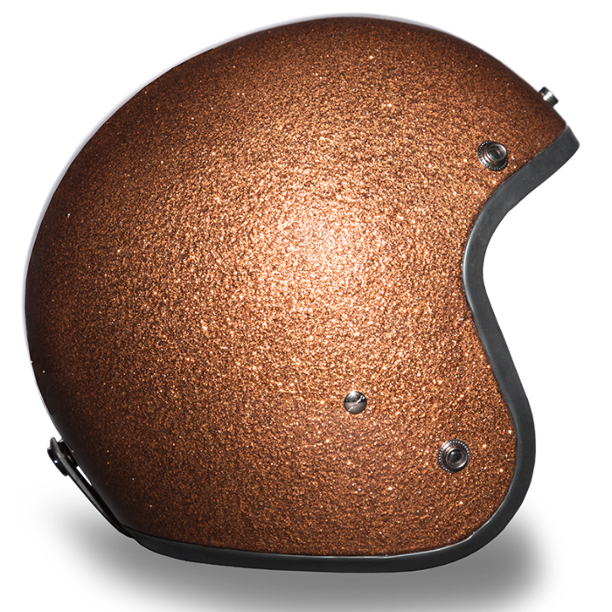 Daytona D.O.T Cruiser Motorcycle Helmet 3/4 Shell Root Beer Metal Flake - American Legend Rider