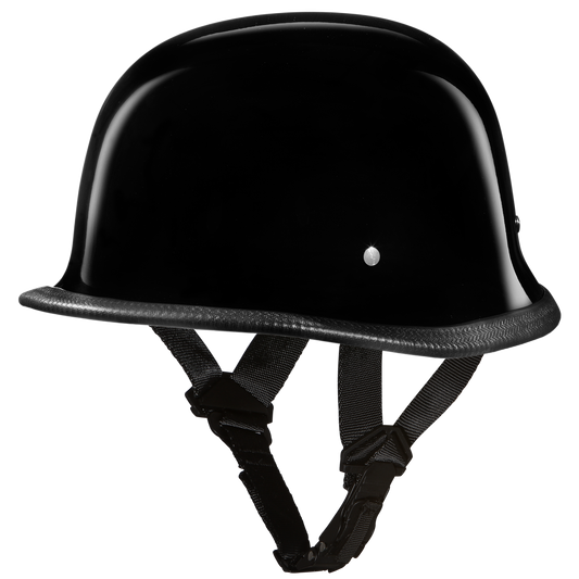 Daytona D.O.T German Hi-Gloss Black Helmet - American Legend Rider