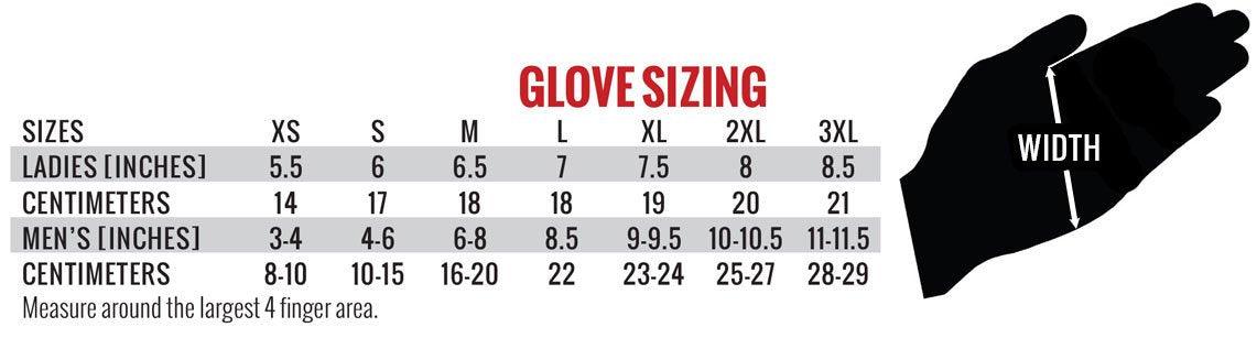 Hot Leathers Hardcore Mohawk Mechanics Gloves - American Legend Rider
