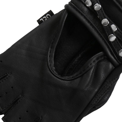 Hot Leathers Women's Fingerless Gloves With Studs