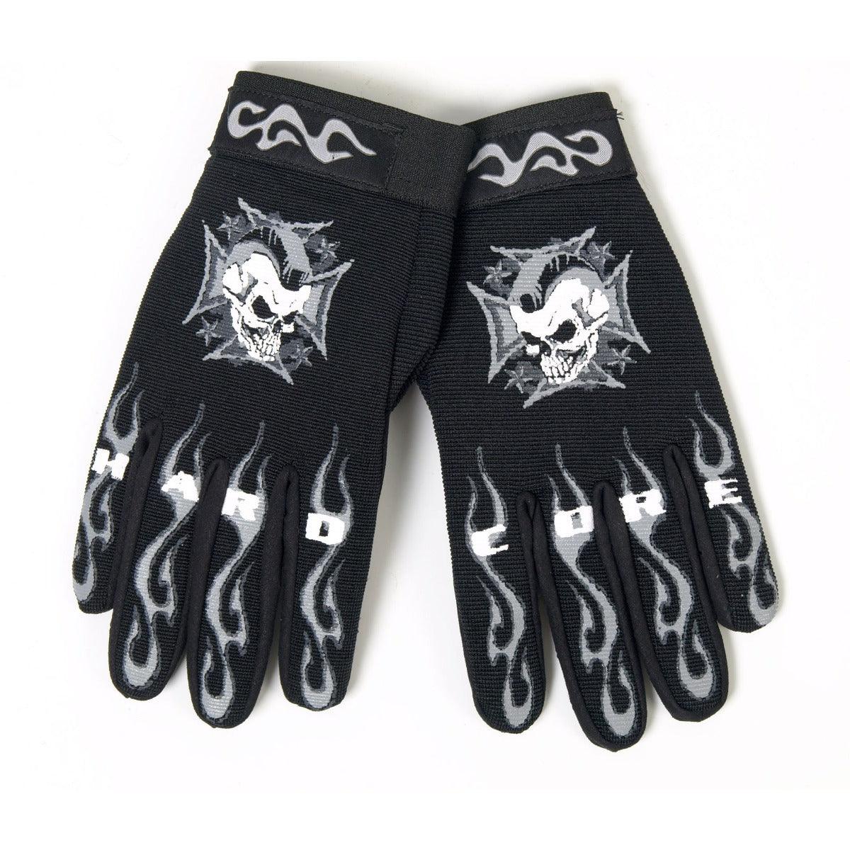 Hot Leathers Hardcore Mohawk Mechanics Gloves - American Legend Rider