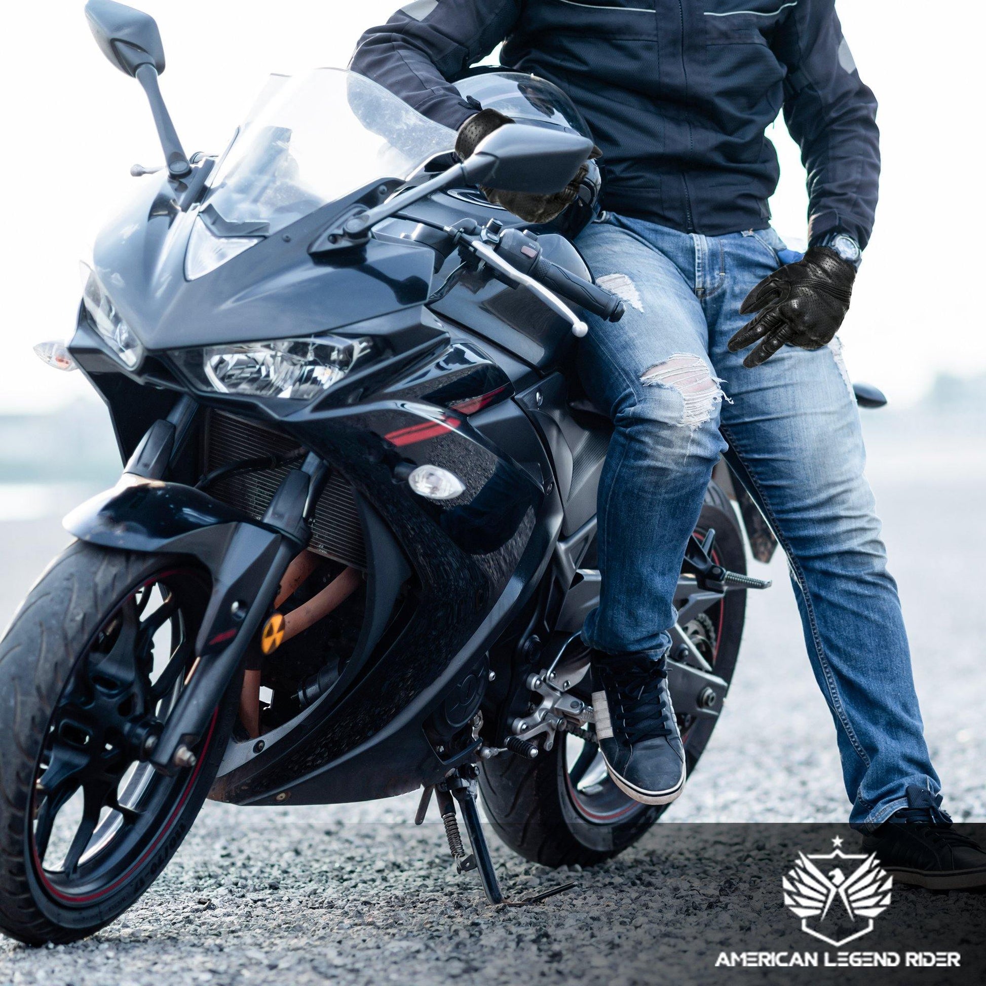 Premium Biker Gloves - American Legend Rider