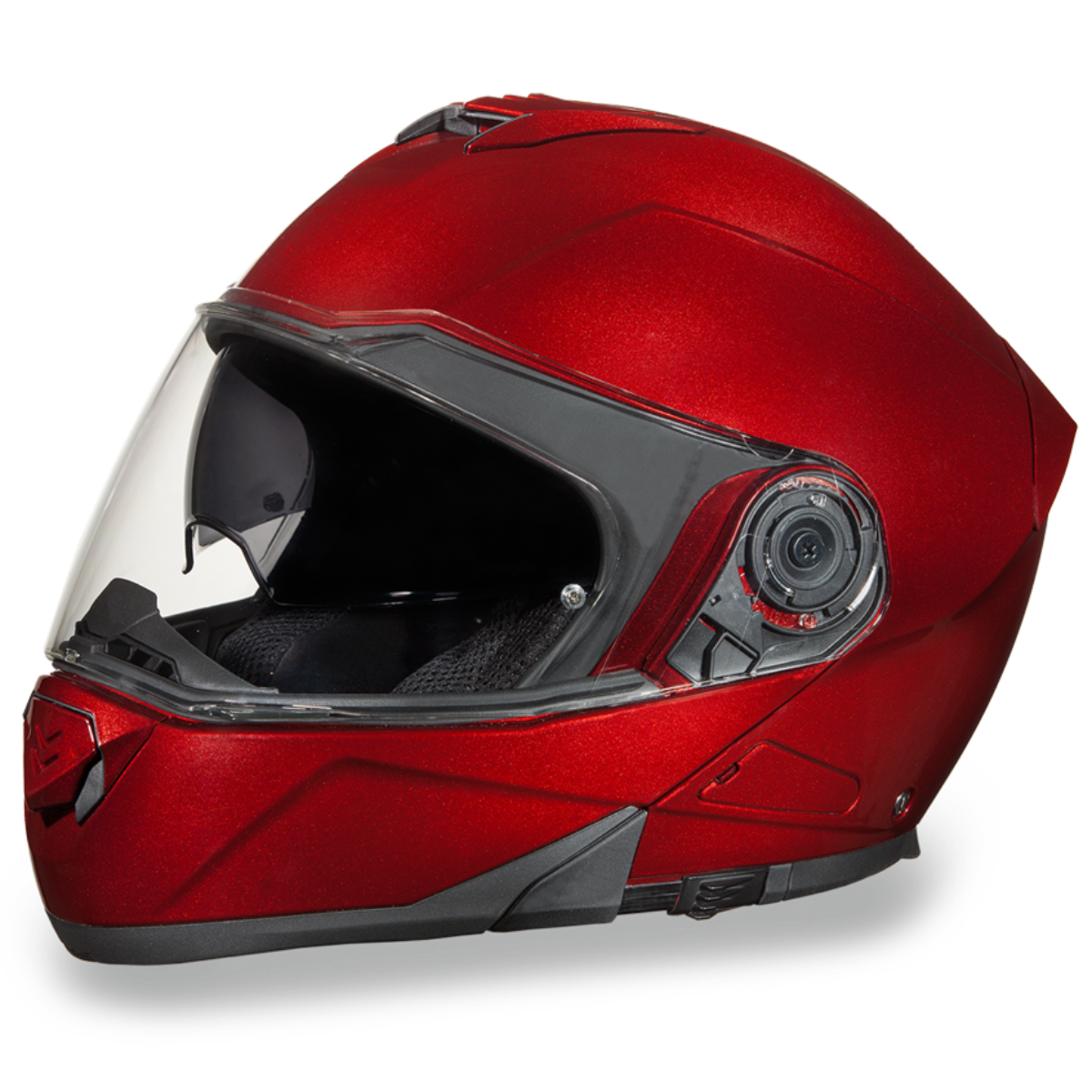 DOT Modular Helmet Daytona Glide Black Cherry Metallic – American Legend Rider