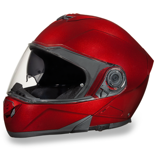 Daytona D.O.T Glide Black Cherry Metallic Helmet - American Legend Rider