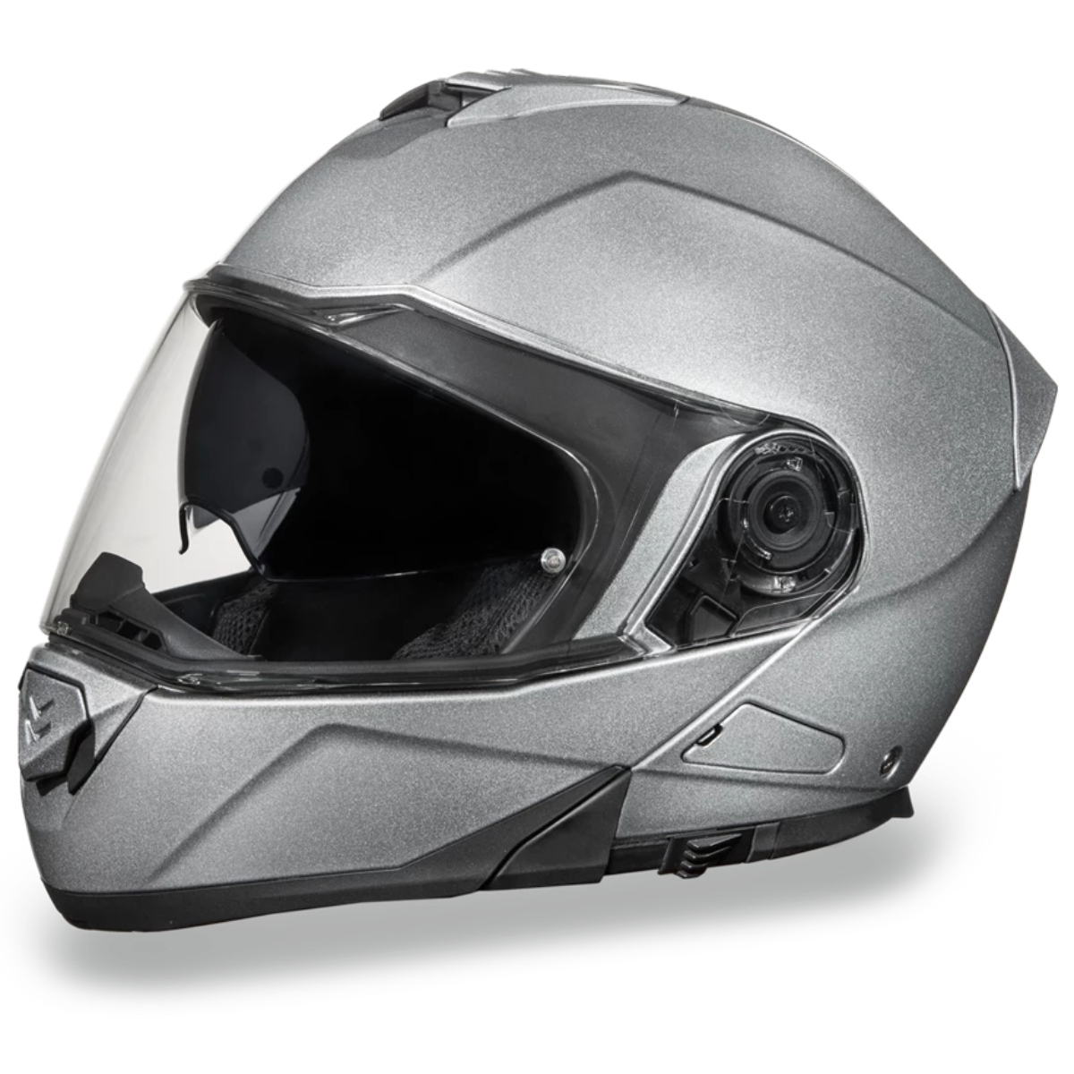 Daytona D.O.T. Glide Silver Metallic Modular Motorcycle Helmet - American Legend Rider