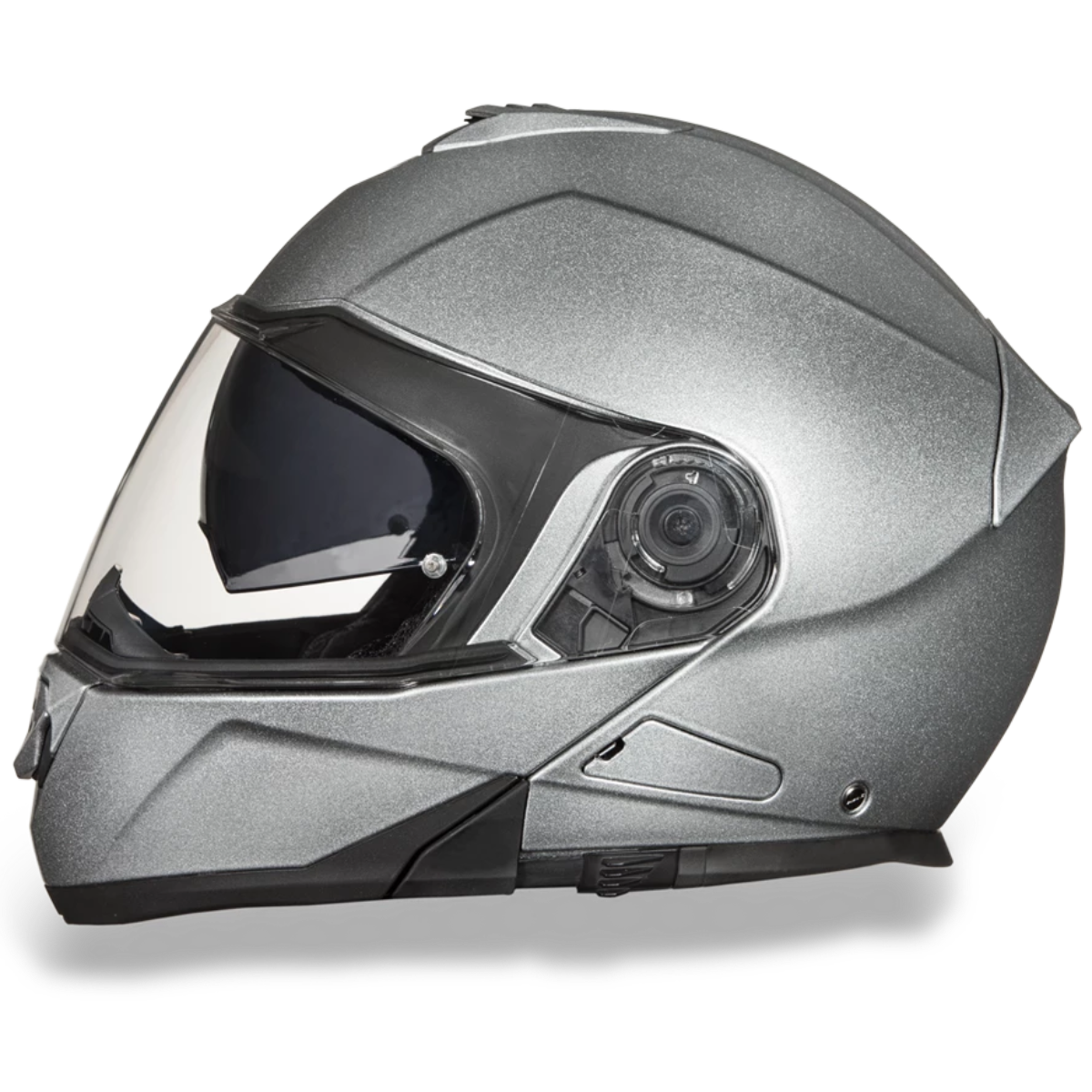 Daytona D.O.T. Glide Silver Metallic Modular Motorcycle Helmet - American Legend Rider