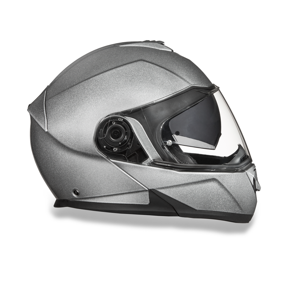 Daytona D.O.T. Glide Silver Metallic Modular Motorcycle Helmet - American Legend Rider