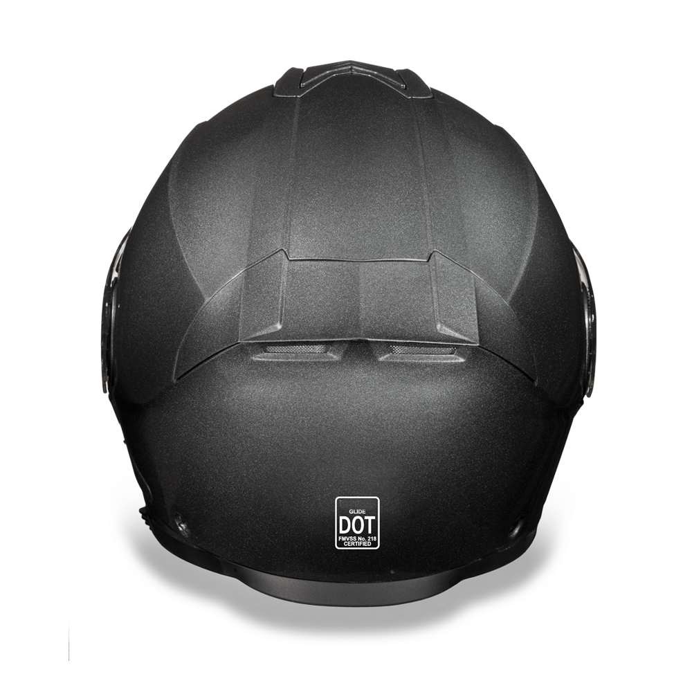 Daytona D.O.T Glide Gun Metal Gray Metallic Helmet - American Legend Rider
