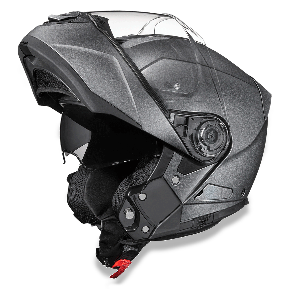 Daytona D.O.T Glide Gun Metal Gray Metallic Helmet - American Legend Rider