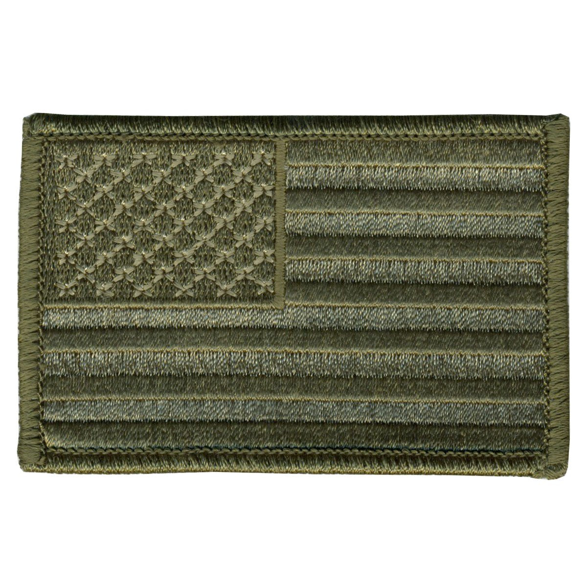Hot Leathers Woodland Style American Flag 3" X 2" Patch