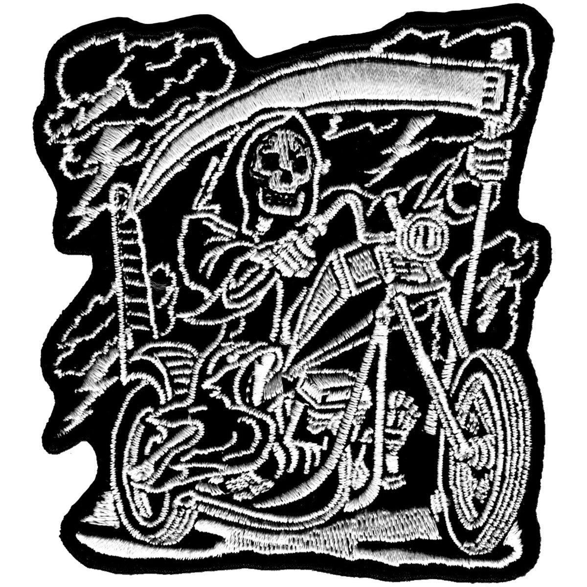 Hot Leathers 3" X 4' Reaper Rider Patch - American Legend Rider