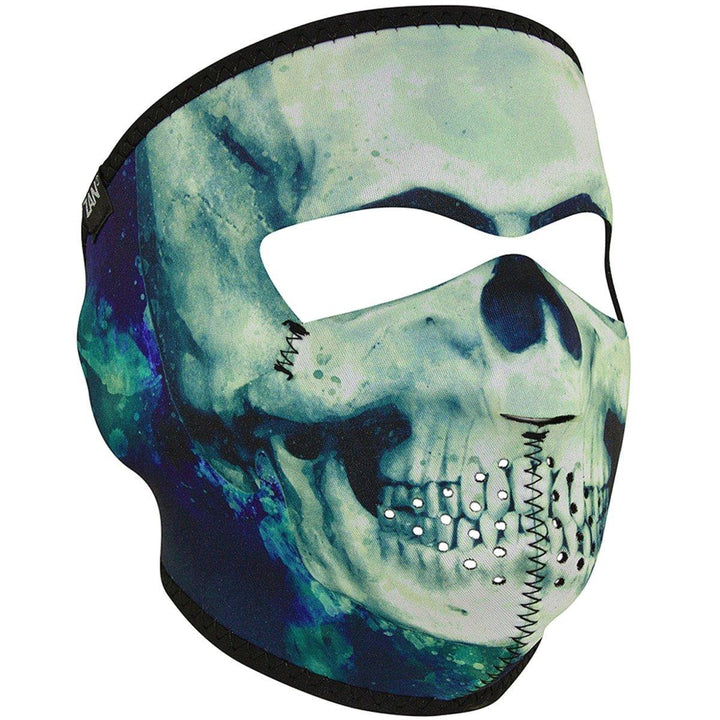 Zan headgear® Paint Skull Full Face Mask, Neoprene/Polyester, One Size
