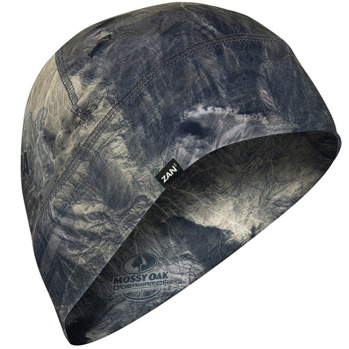 ZANheadgear® Helmet Liner/Beanie SportFlex™ Mossy Oak® Overwatch® w/50+ UV Protection, Polyester/Elastane