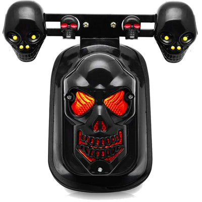 Motorcycle Skull Tail Light with Turn Signal - American Legend Rider