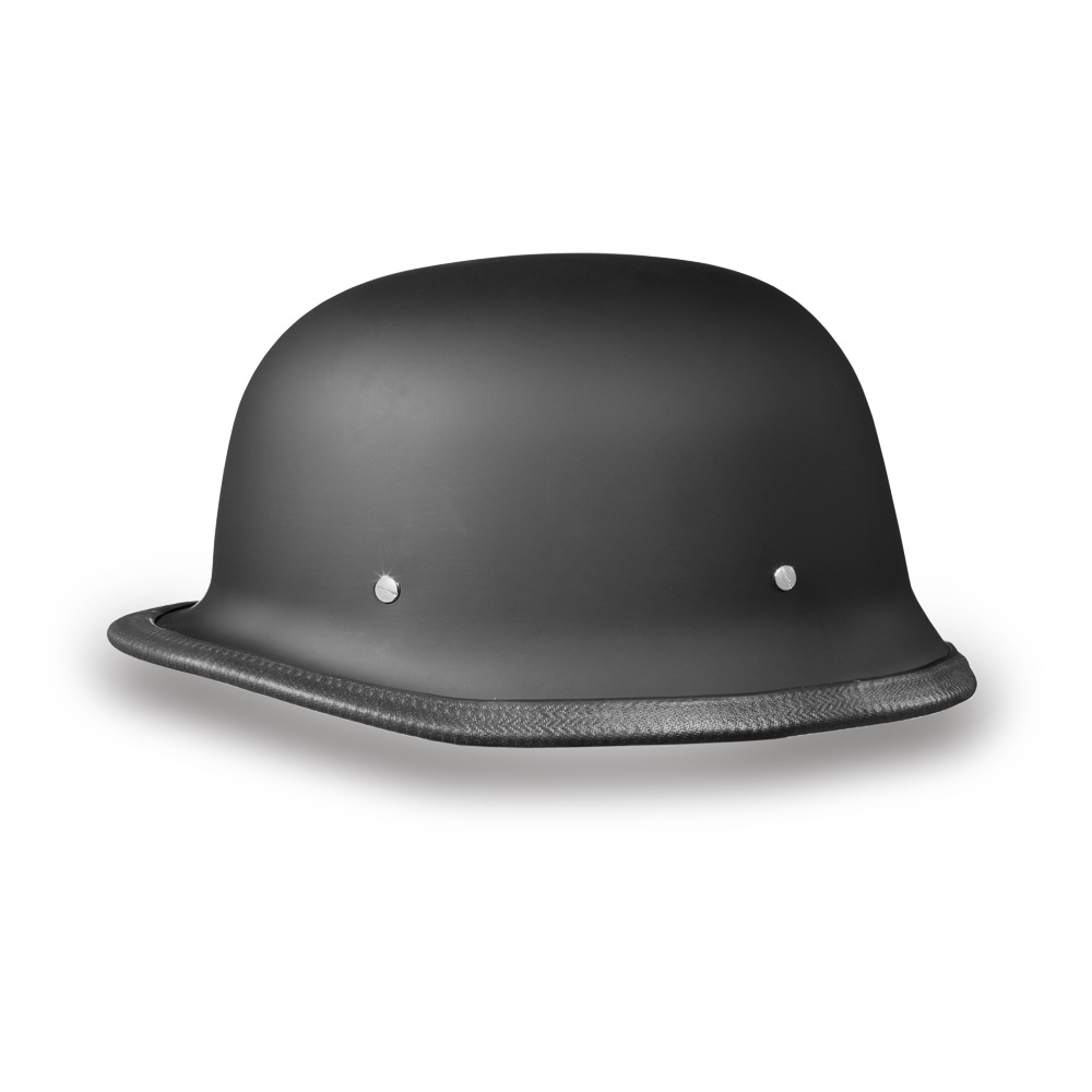 Daytona D.O.T. German Motorcycle Helmet, Dull Black - American Legend Rider