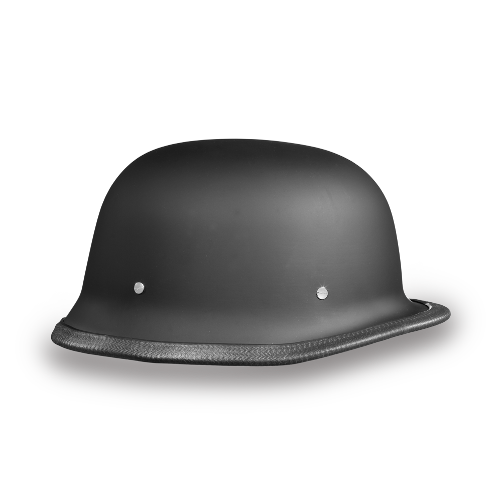 Daytona D.O.T. German Motorcycle Helmet, Dull Black - American Legend Rider