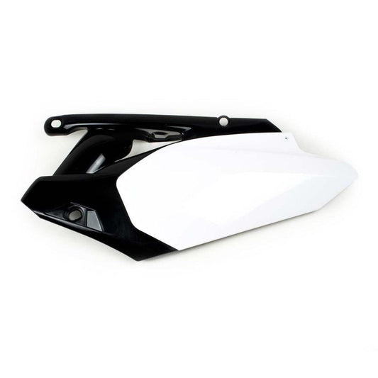 Factory Effex Side Plate Plastic YZ450F 10-13 (White/Black) - American Legend Rider
