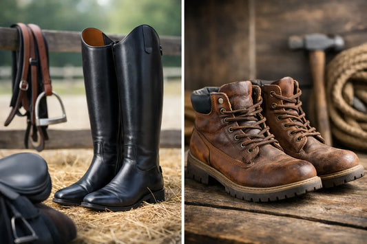 Riding Boots vs Work Boots: Key Differences