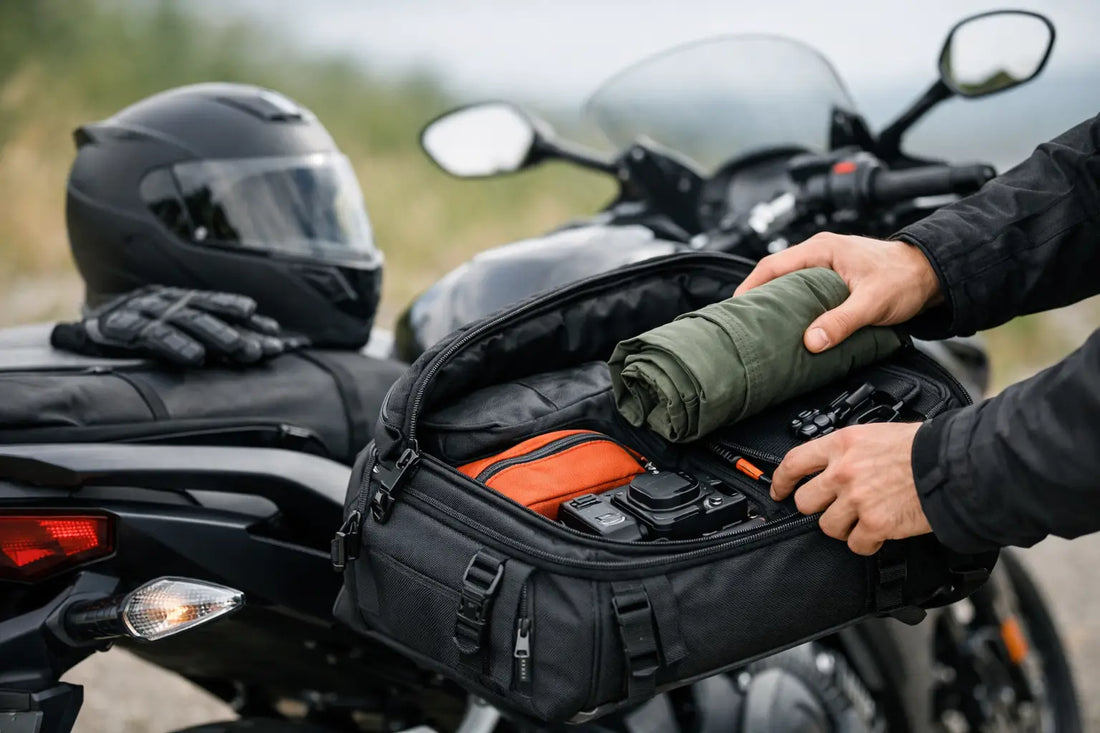 How to Pack a Motorcycle Tail Bag Right