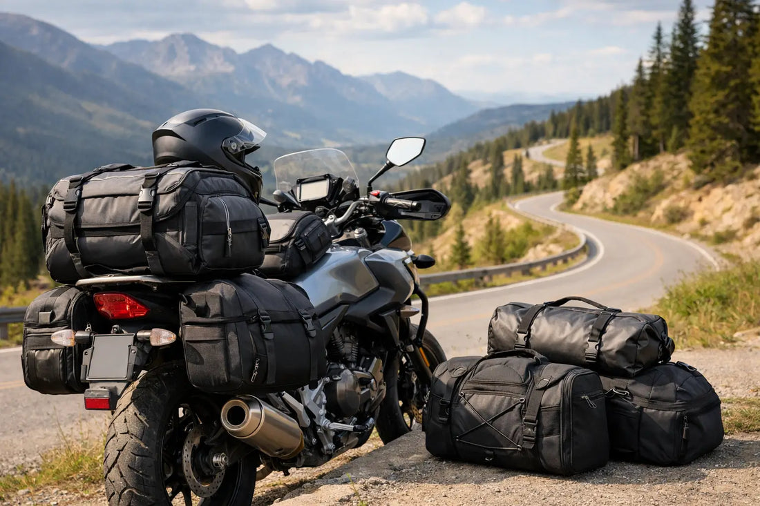 best motorcycle bag backpack travel Moman BM2 for Riding, Dual Compartment, Multiple Pockets, Waterproof, and Helmet Rain Cover Included loaded with a certified back protector 5 Best Motorcycle Travel Bags