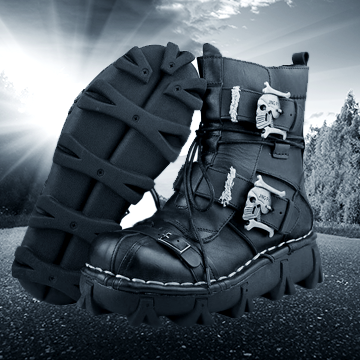 Leather Skull Boots - Review - American Legend Rider