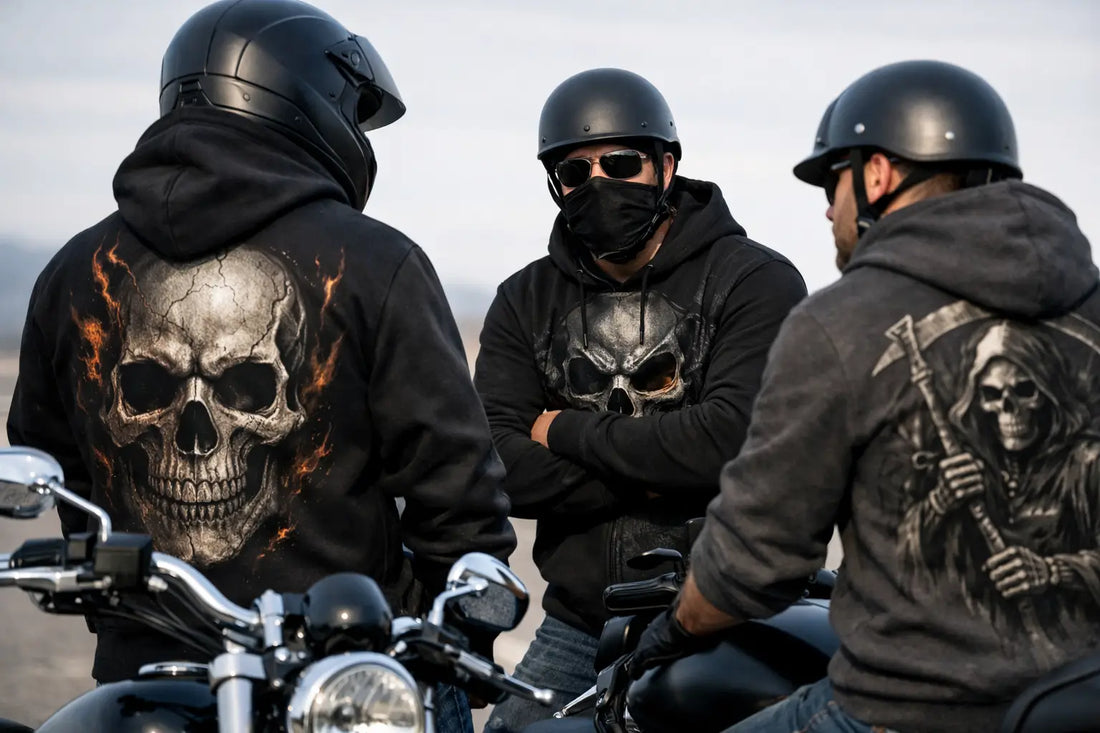 10 Best Skull Biker Hoodies for Riders