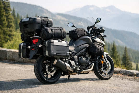 Motorcycle Luggage Setup Example That Works