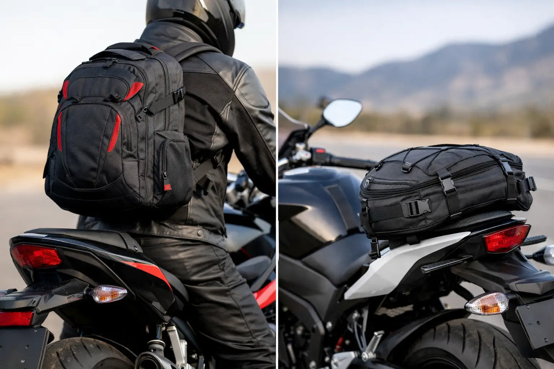 Motorcycle Backpack vs Tail Bag