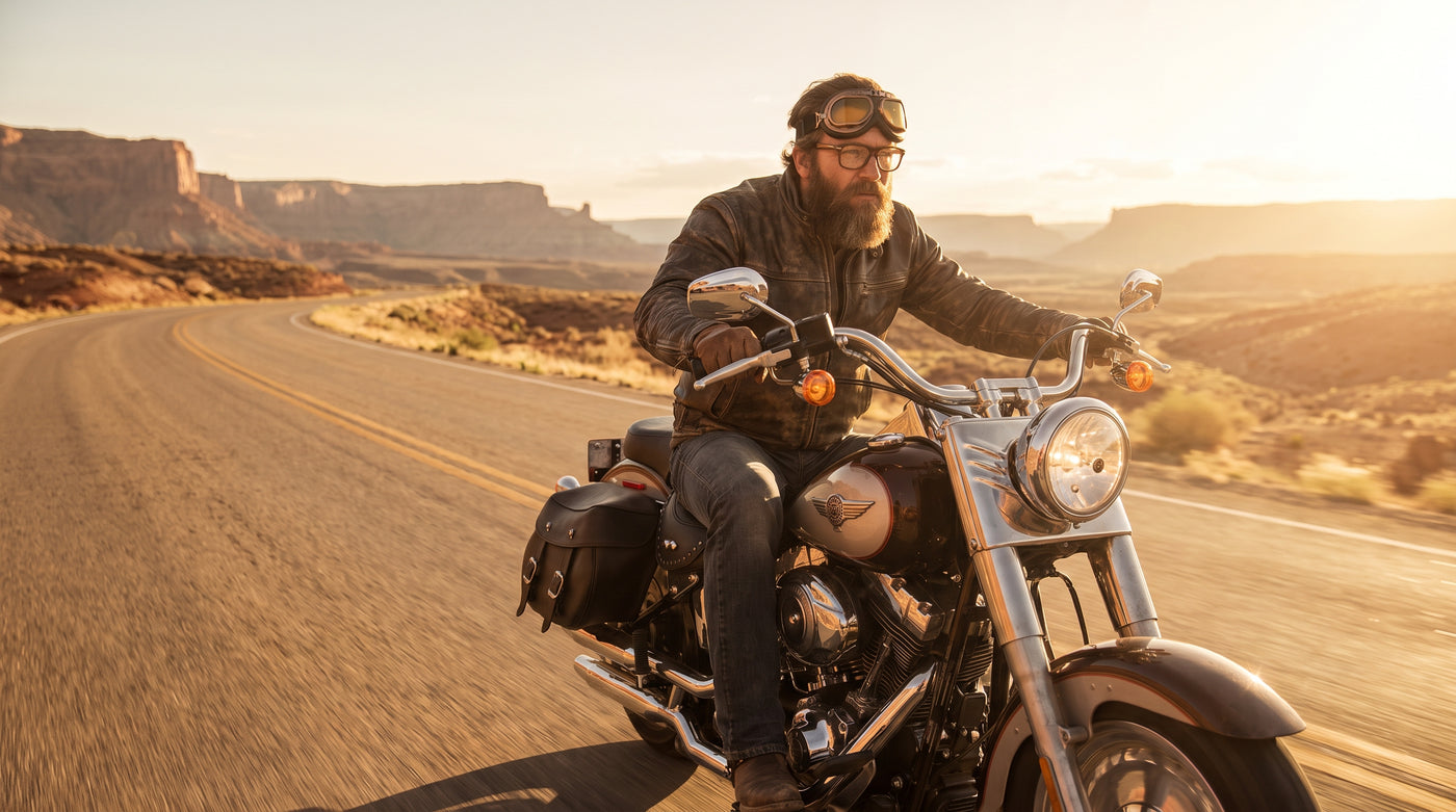 Motorcycle Goggles Over Glasses: Clear Vision and Style