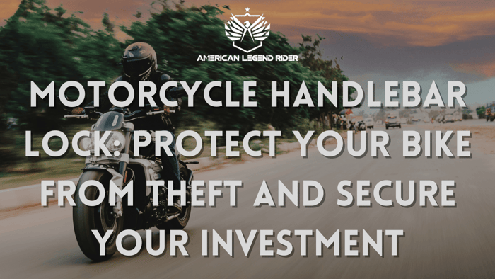 Motorcycle Handlebar Lock: Protect Your Bike from Theft and Secure Your Investment