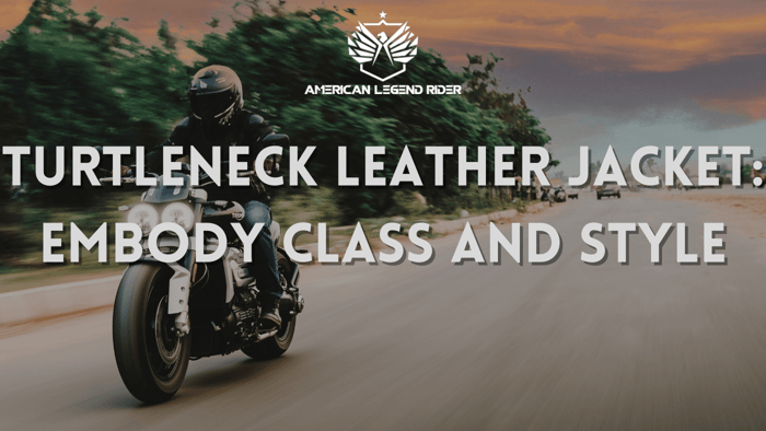 Turtleneck Leather Jacket: Embody Class and Style