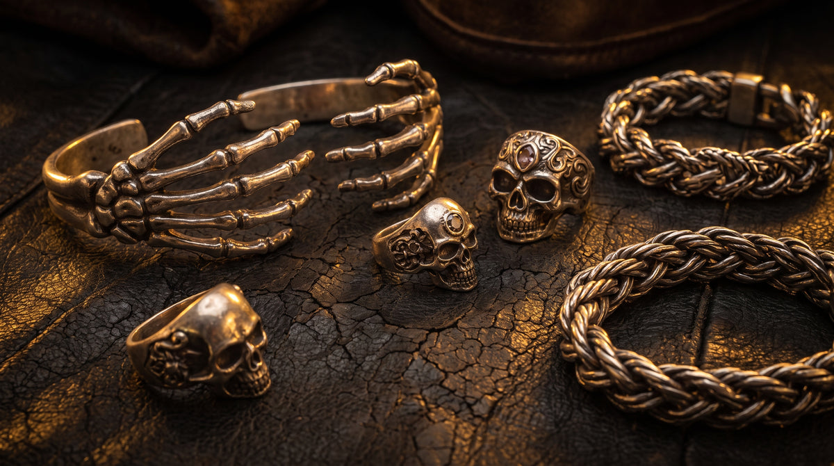 Skeleton Hand Jewelry: Rings, Bracelets and Chains Every Biker Should Know
