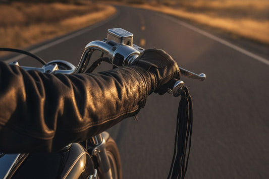 How do I secure a motorcycle in an open carport?
