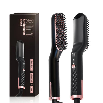 IRONBEARD heated beard straightening brush