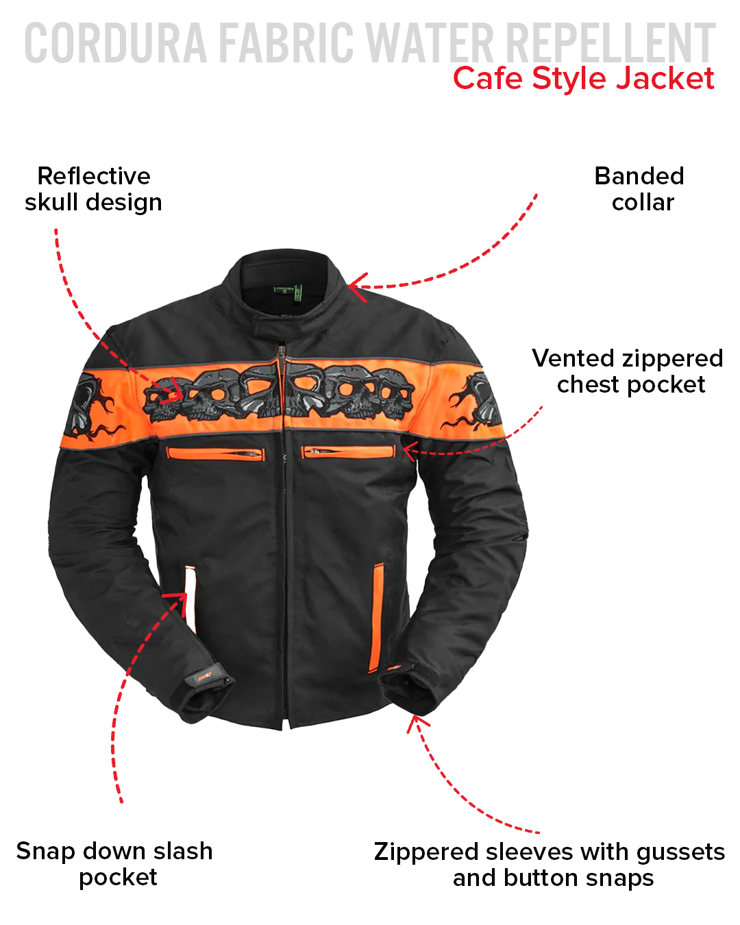 Immortal Men's Motorcycle Textile Jacket Men's Textile Jacket Jackets